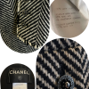Chanel Chevron Wool Jacket with Belt – Curated Set