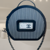 Chanel Rialto Striped Textile Hat Box Bag – Runway Cruise 2010
