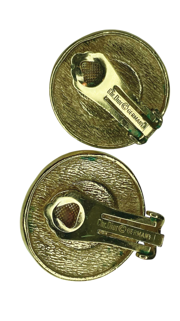 Christian Dior Vintage Clip-On Earrings
