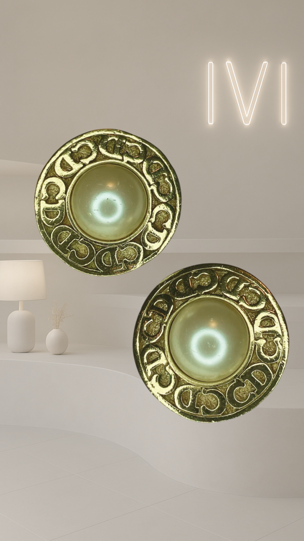 Christian Dior Vintage Clip-On Earrings