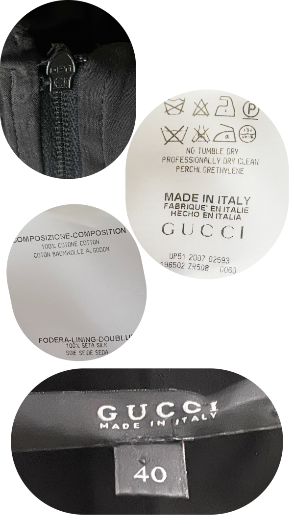 Gucci S/S 2008 strapless dress