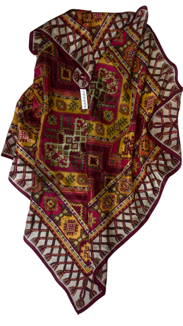 Oscar de la Renta Studio vintage silk scarf