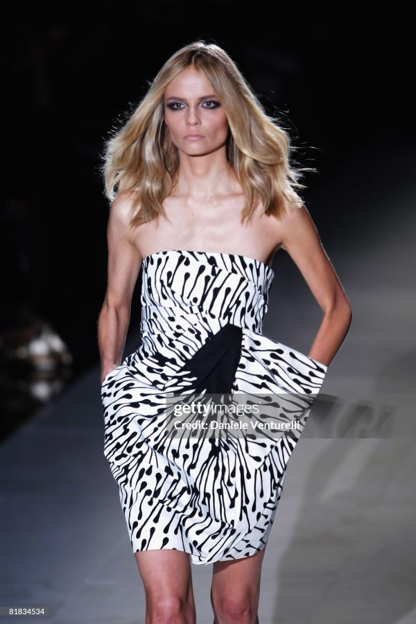 Gucci S/S 2008 strapless dress